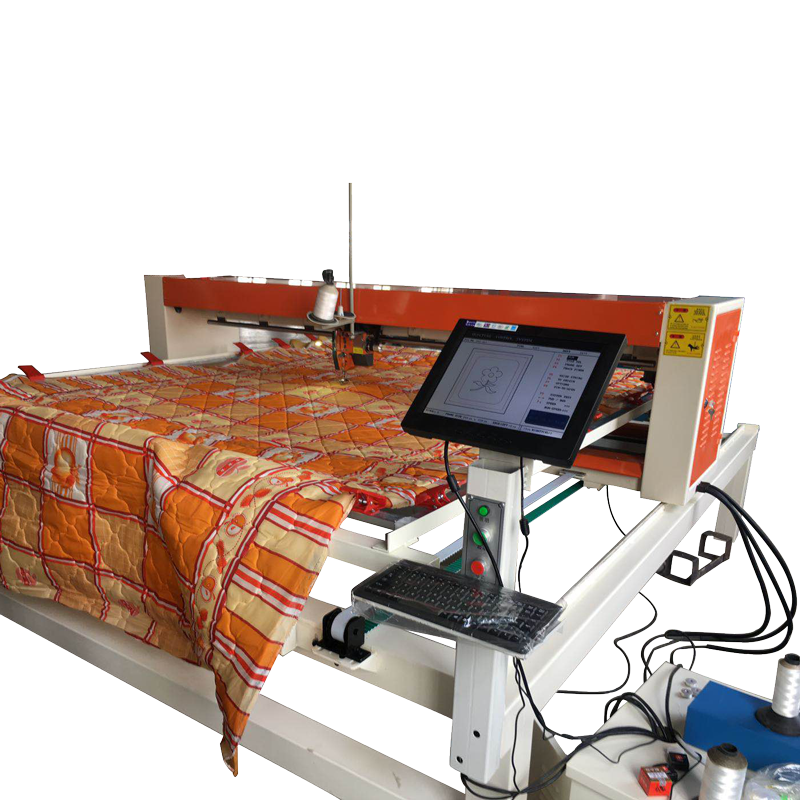 Fabricado na china ali baba máquina de quilting automática com agulha única móvel