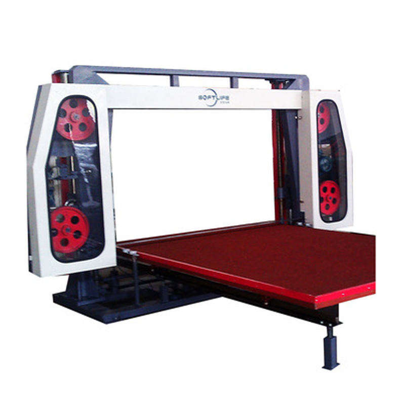 Fabricação de máquina de corte horizontal de bloco de espuma de folha de plástico computadorizada CNC