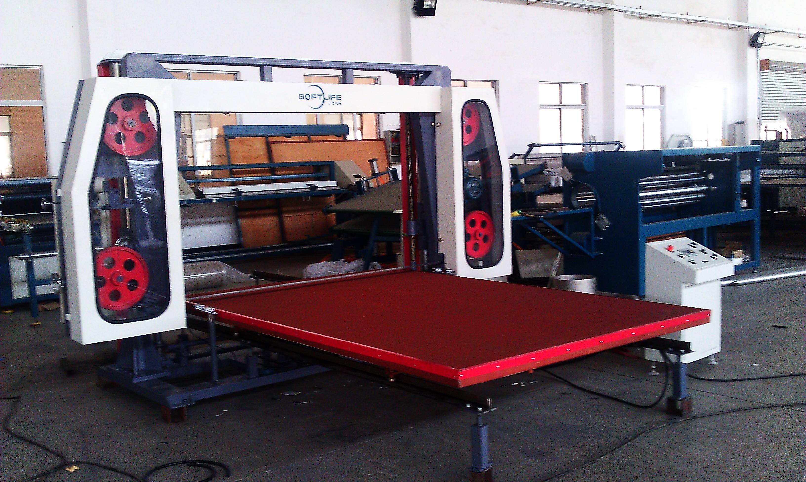 Máquina de corte horizontal automática de espuma de poliuretano rígida PU rígida
