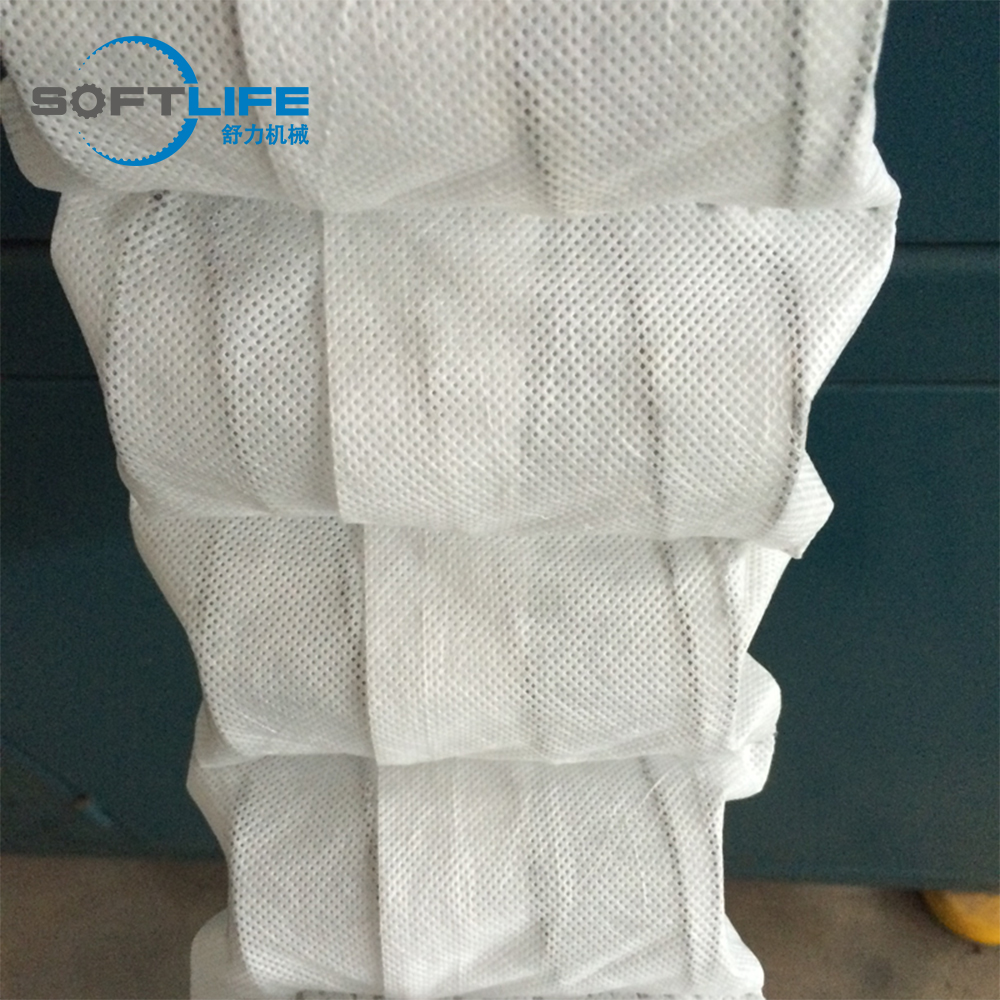 MÁQUINA DE MOLA DE BOLSO PARA COLCHÃO