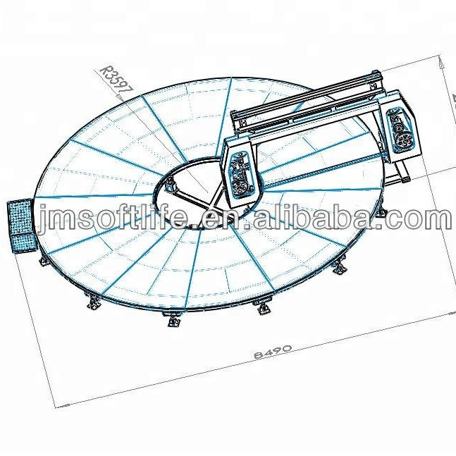 Máquina de corte circular redondo para cortar esponja