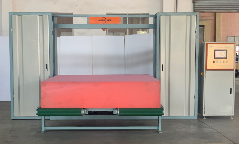 Cortador automático de espuma com memória de esponja de resíduos de poliuretano horizontal e vertical CNC Fabricante