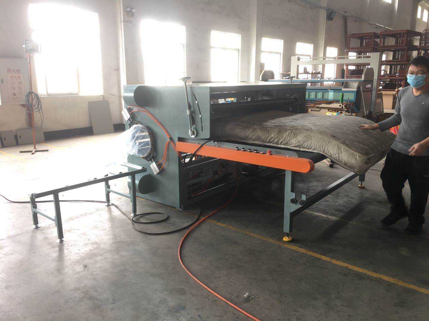 linha de máquina de compressão de rolo de travesseiro para máquina de embalagem de rolo de colchão