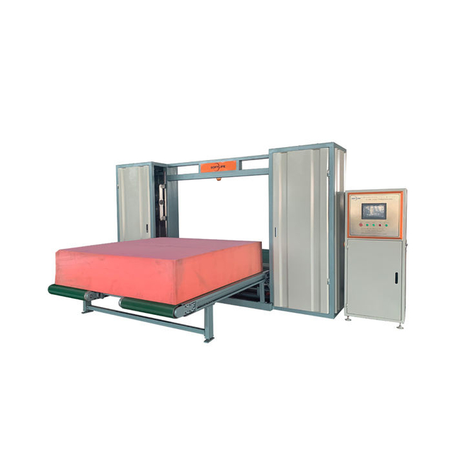Novo produto à venda na máquina de corte de espuma de látex vertical plana automática alibaba