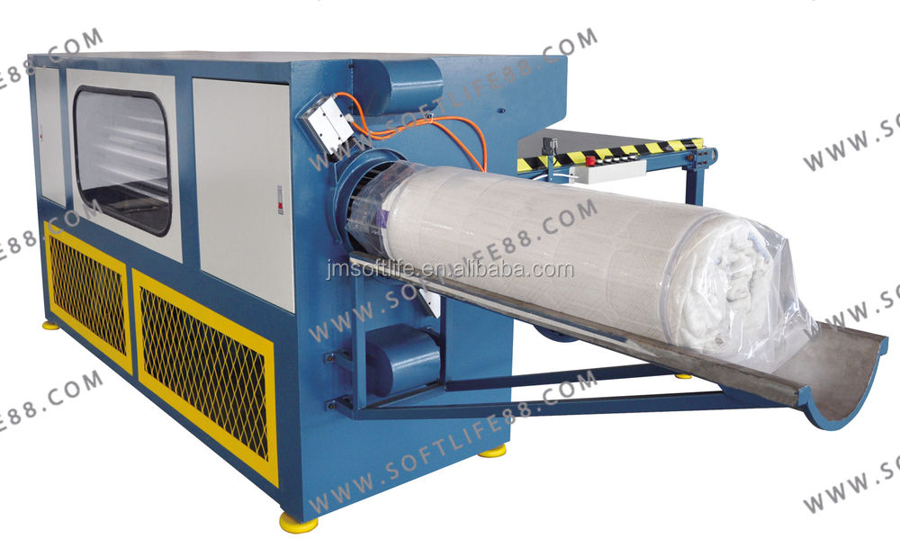 Máquina de embalagem de compressas de colchão Máquina de embalagem de compressas de unidade de mola de colchão