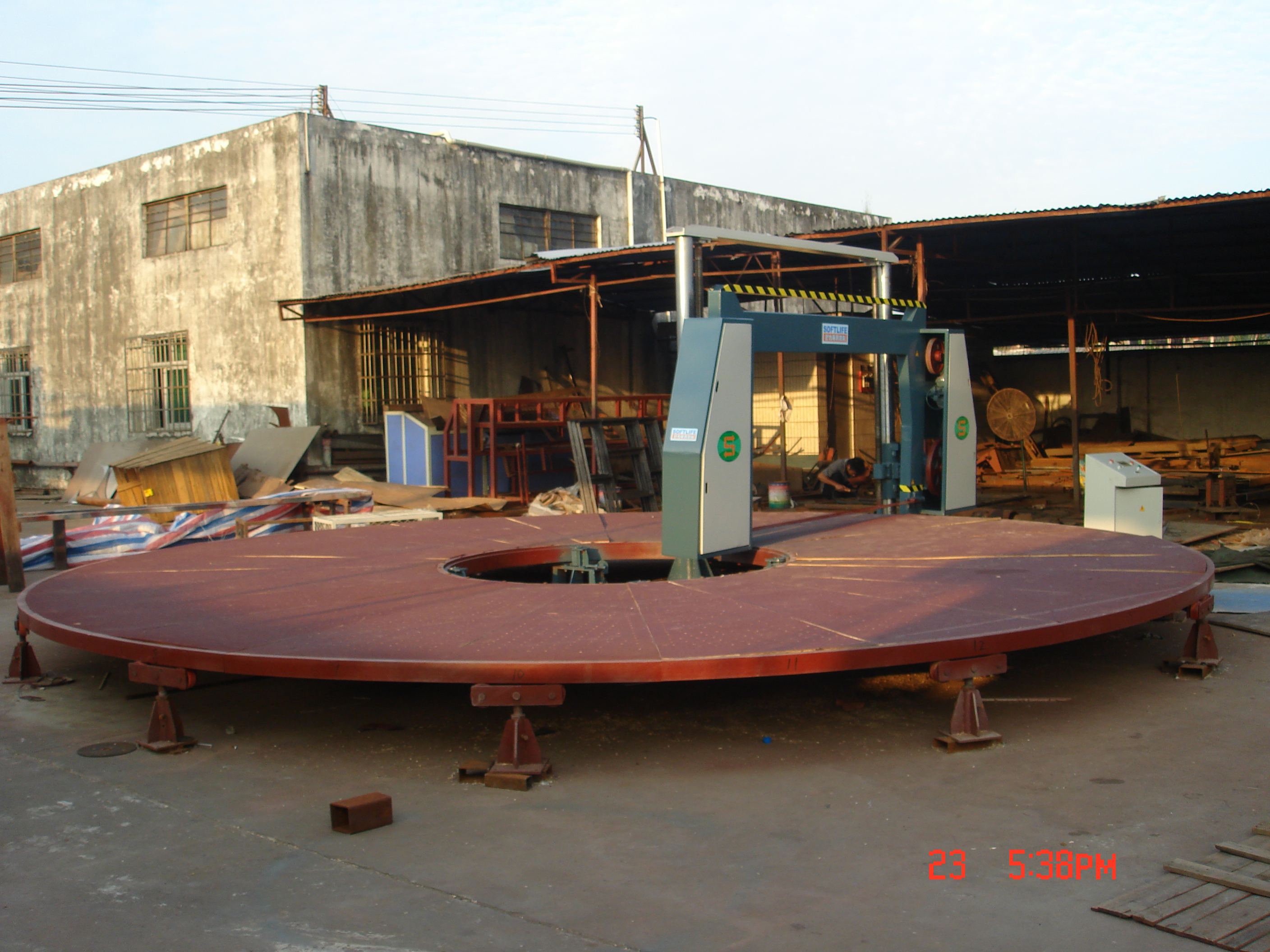 Máquina de corte circular redondo para cortar esponja