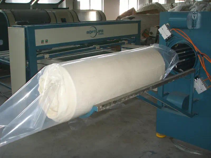 Ali baba preço de fábrica linha de máquina de compressão de embalagem de rolo de colchão