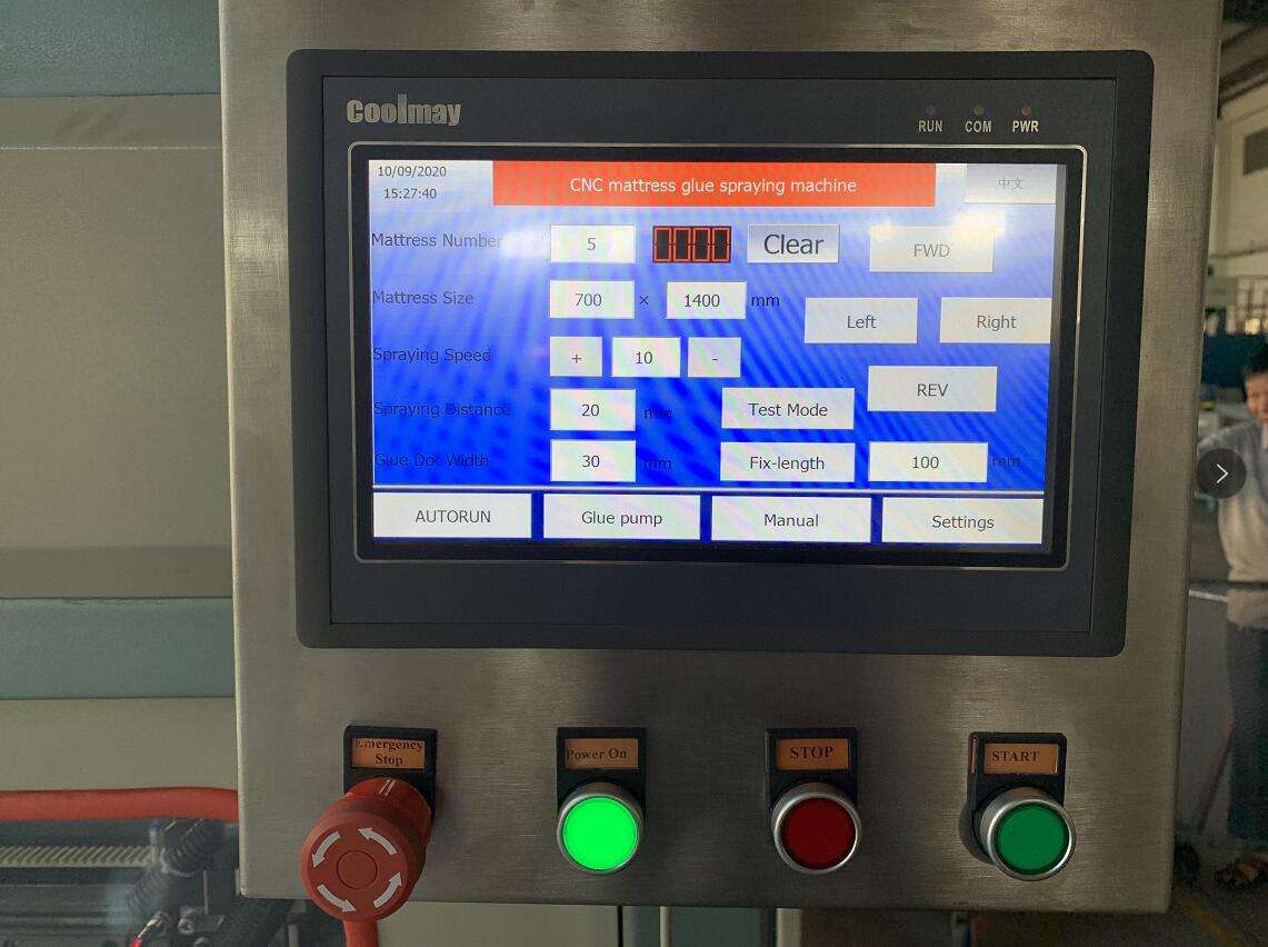 Máquina de cola quente em spray 2020, ponto de cola para colchão de espuma, linha de produção de pulverização adesiva CNC