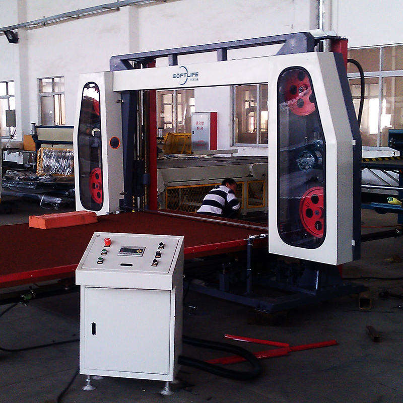 Fabricação de máquina de corte horizontal de bloco de espuma de folha de plástico computadorizada CNC