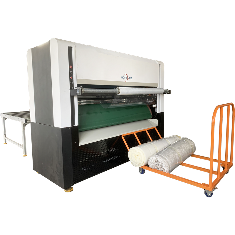 Máquina de embalagem a vácuo para embrulho de colchão, sacos de embalagem, filme, esponja, folha de espuma, equipamento de embalagem