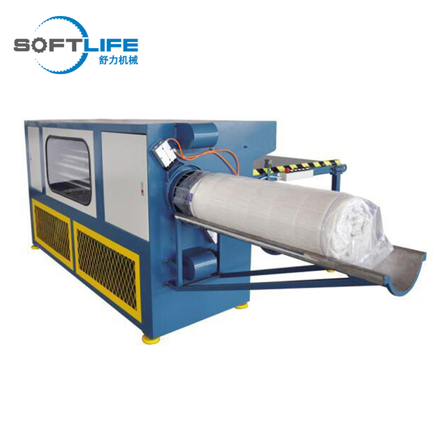 MÁQUINA DE EMBALAGEM DE ROLO DE COLCHÃO