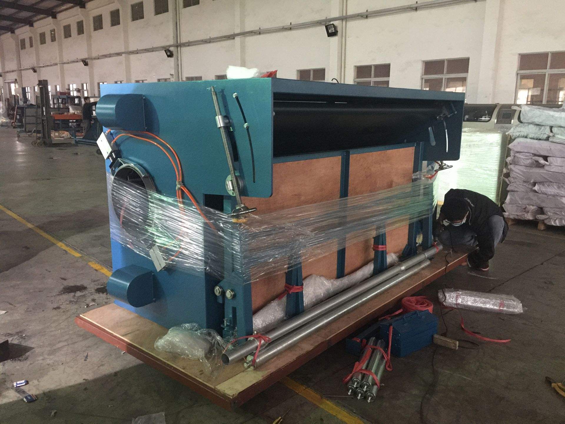 Máquina de embalagem automática de colchão Roll-Packing CE de alta eficiência do fabricante