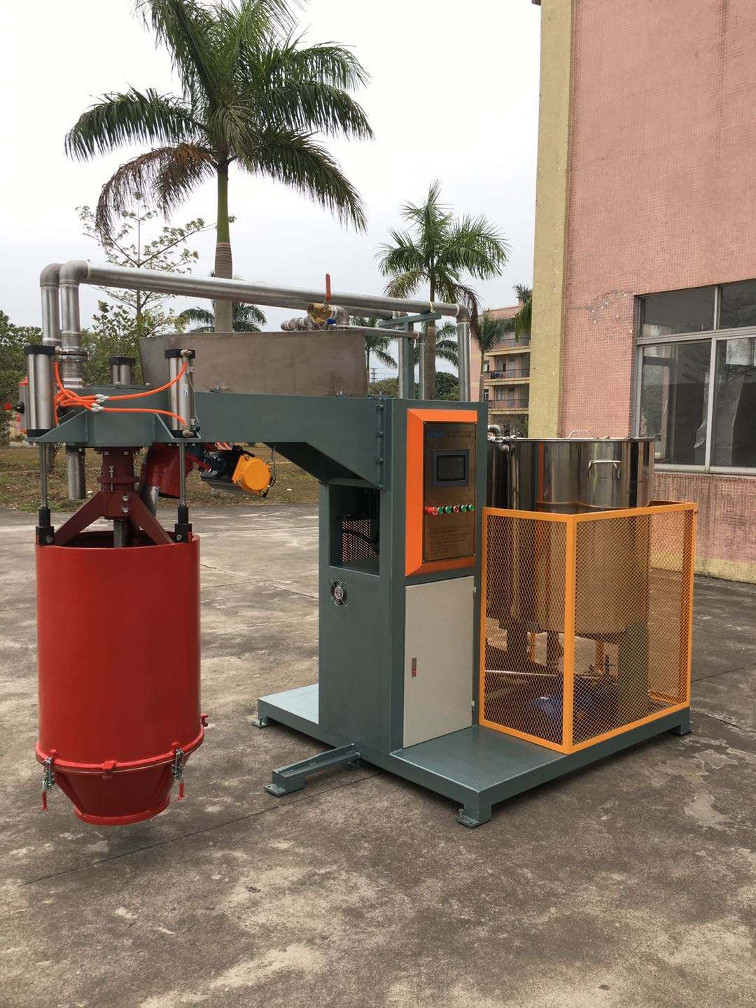 fácil operação, mais vendida, linha de máquina de formação de espuma em lote totalmente automática, fornecimento de fábrica na China