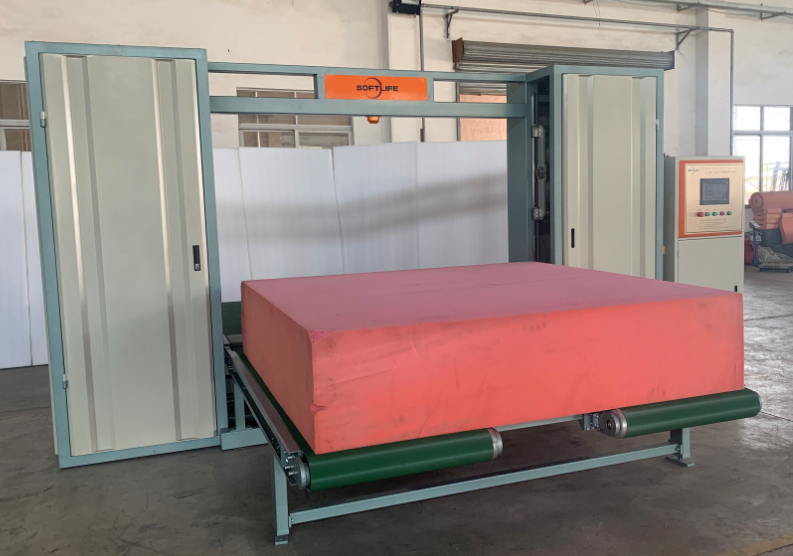 Cortador automático de espuma com memória de esponja de resíduos de poliuretano horizontal e vertical CNC Fabricante